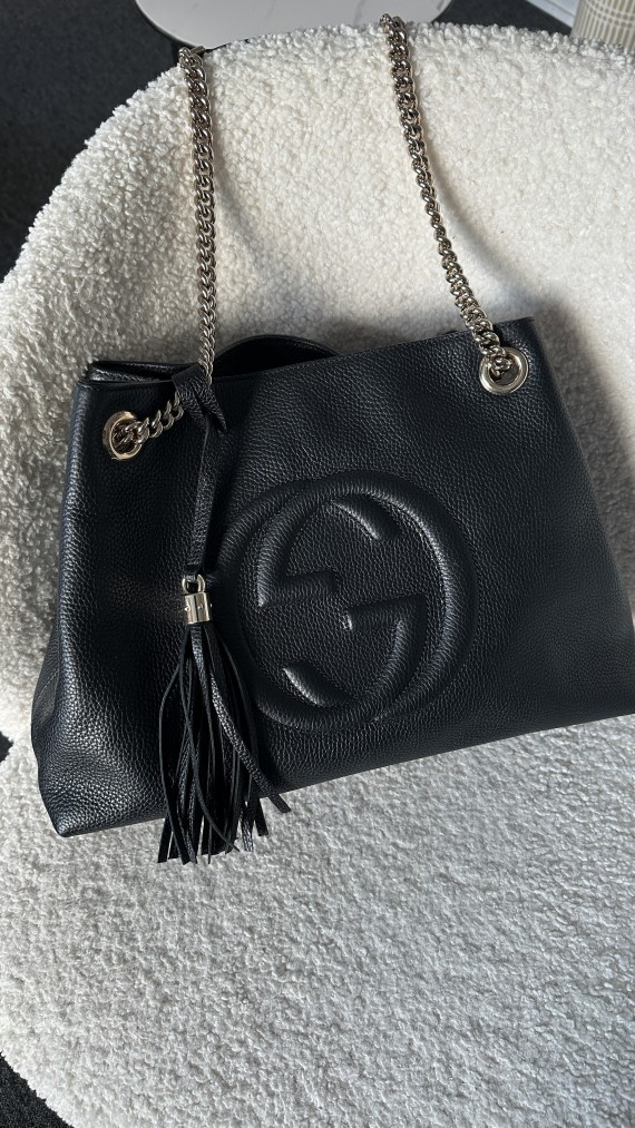 Gucci Soho Chain Tassel Tote Bag