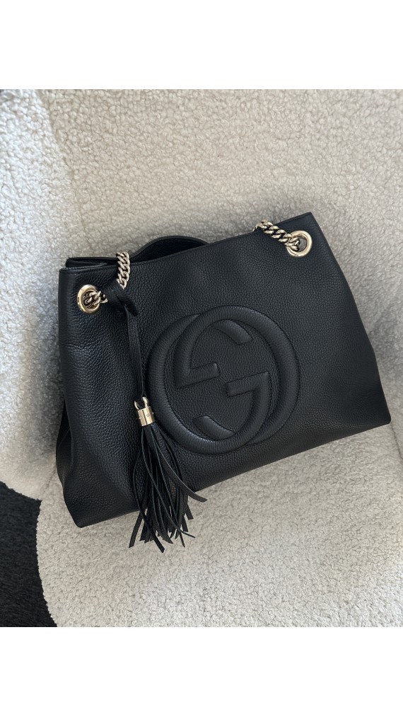 Gucci Soho Chain Tassel Tote Bag