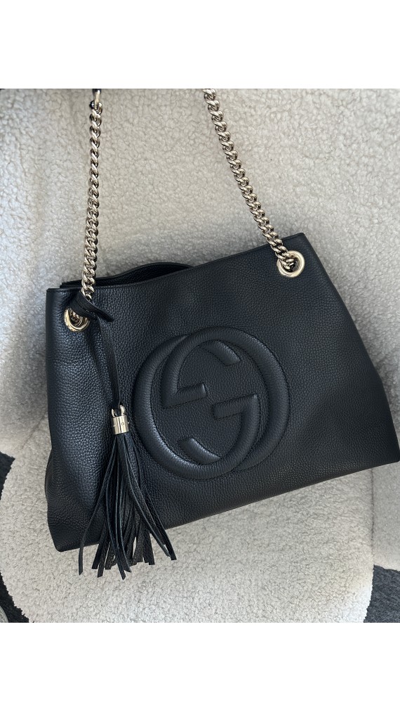 Gucci Soho Chain Tassel Tote Bag