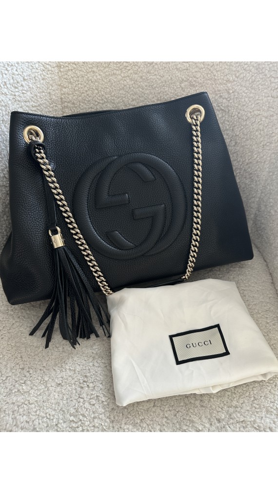 Gucci Soho Chain Tassel Tote Bag