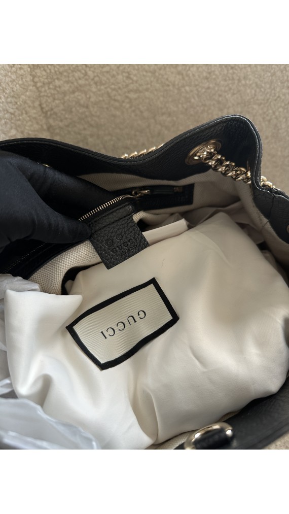 Gucci Soho Chain Tassel Tote Bag