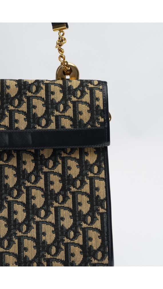 Vintage Dior Monogram Shoulder Bag