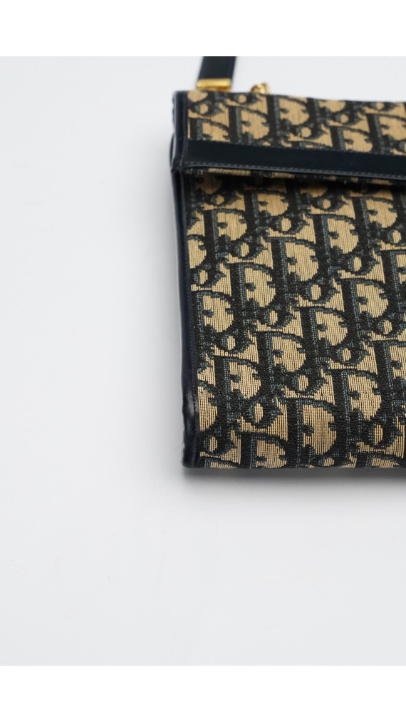 Vintage Dior Monogram Shoulder Bag