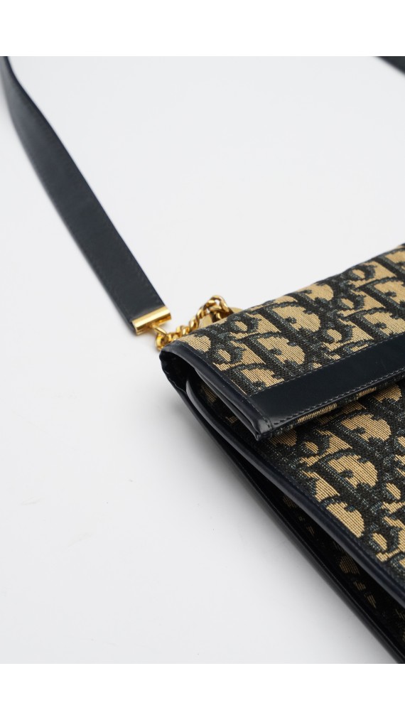 Vintage Dior Monogram Shoulder Bag