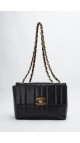 Vintage Chanel Caviar Single Shoulder Flap Size Jumbo