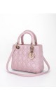 Lady Dior Medium Metallic Pink Shoulder Bag