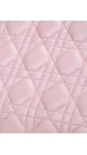 Lady Dior Medium Metallic Pink Shoulder Bag