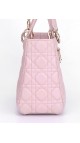 Lady Dior Medium Metallic Pink Shoulder Bag