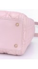 Lady Dior Medium Metallic Pink Shoulder Bag