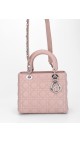 Lady Dior Lammeskinn Cannage Medium Beige