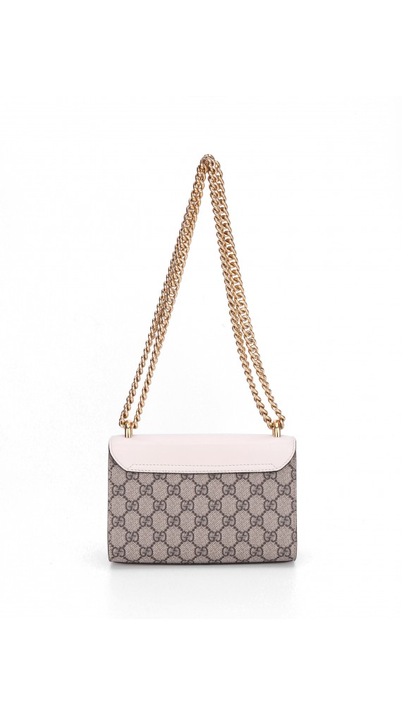 Gucci Pearl Studded Padlock Shoulder Bag