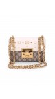 Gucci Pearl Studded Padlock Shoulder Bag