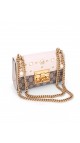 Gucci Pearl Studded Padlock Shoulder Bag