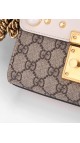 Gucci Pearl Studded Padlock Shoulder Bag