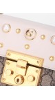 Gucci Pearl Studded Padlock Shoulder Bag