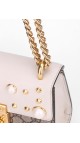 Gucci Pearl Studded Padlock Shoulder Bag