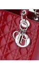 Lady Dior Patent Shoulder Bag Medium