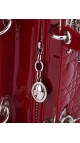 Lady Dior Patent Shoulder Bag Medium