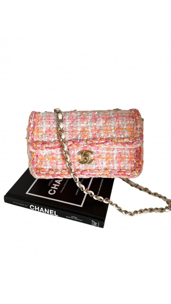 Chanel Classic Mini Flap Tweed Limited Edition