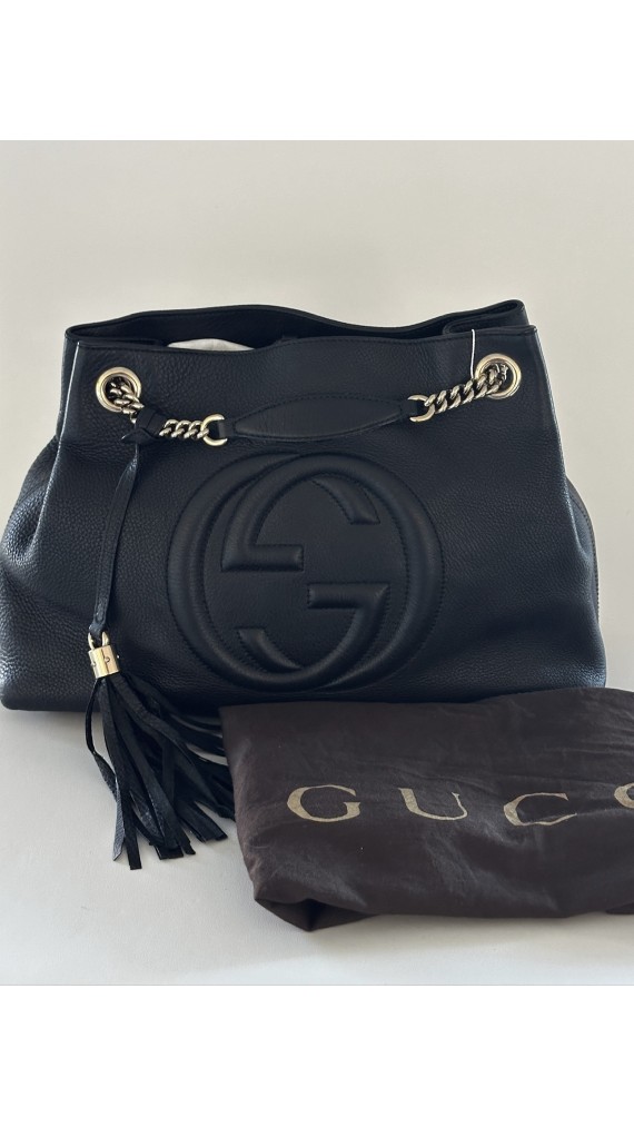 Gucci Soho Tote Chain Shoulder Bag