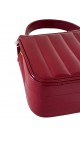 YSL Vicky small quilted patent-leather shoulder bag