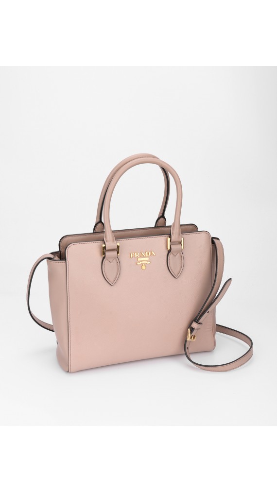 Prada Mini Tote Saffiano Shoulder Bag