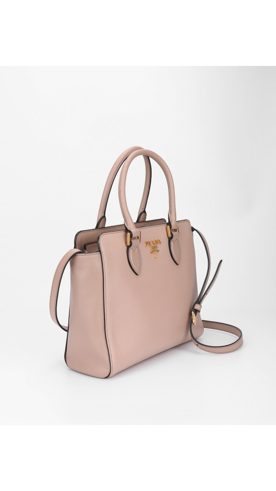 Prada Mini Tote Saffiano Shoulder Bag