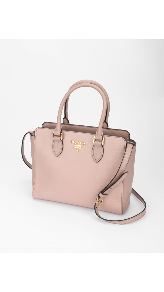 Prada Mini Tote Saffiano Shoulder Bag