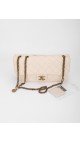 Chanel Single Flap Beige