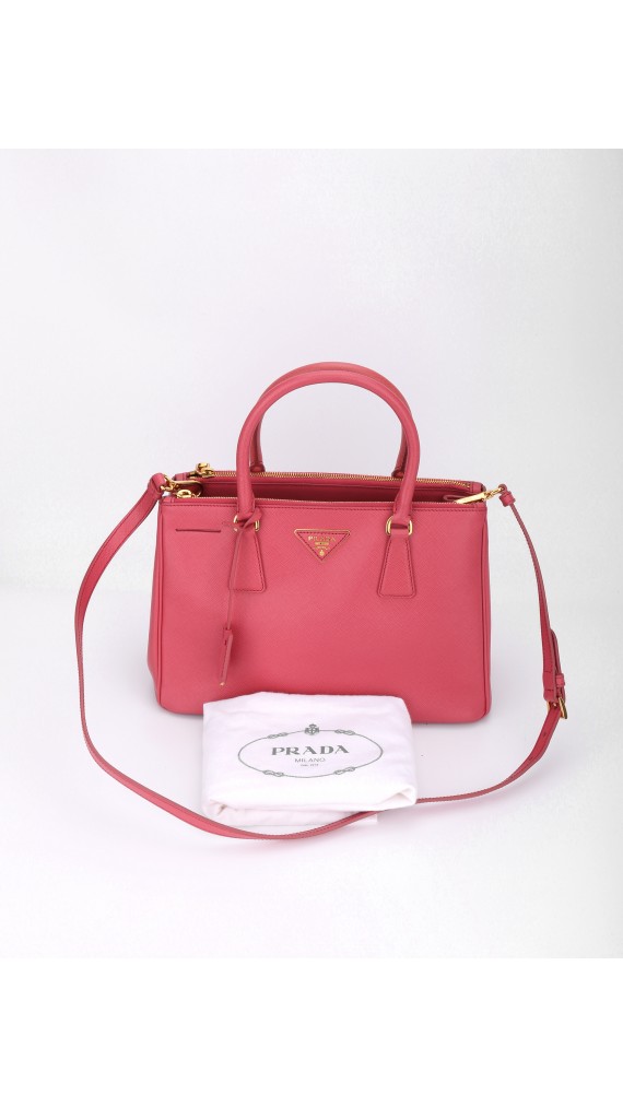 Prada Saffiano Shoulder Bag m/kortholder