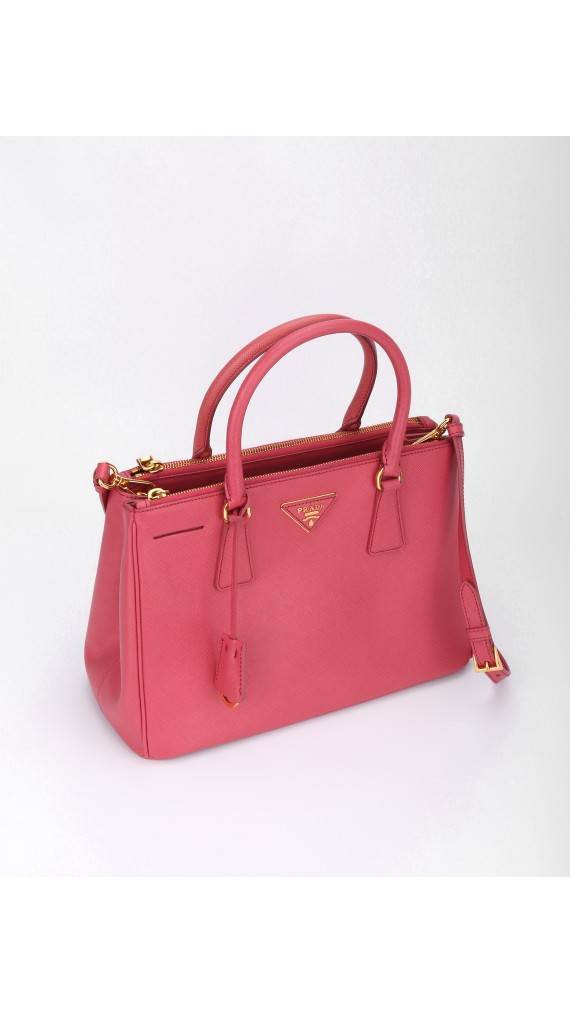 Prada Saffiano Shoulder Bag m/kortholder