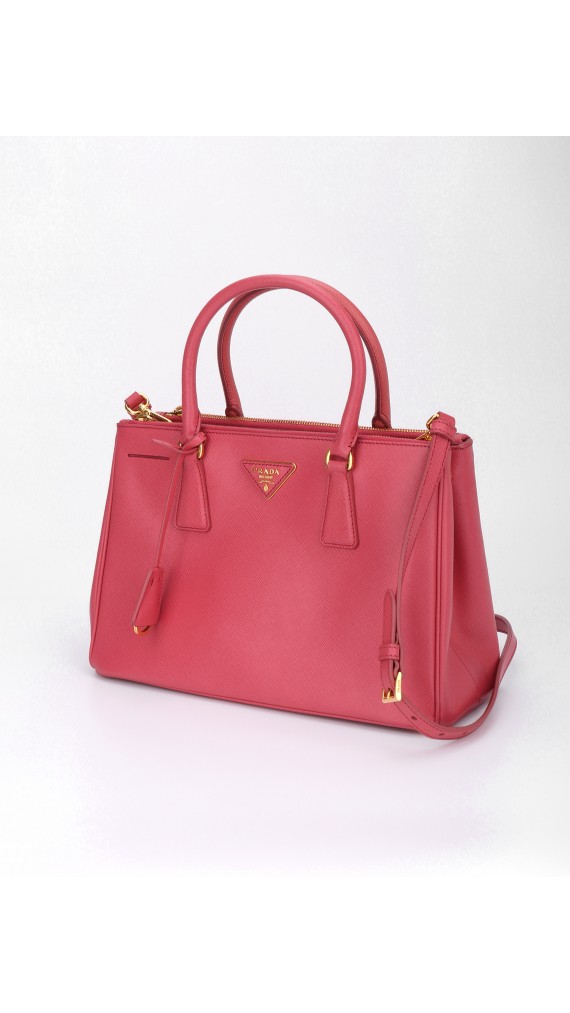 Prada Saffiano Shoulder Bag m/kortholder