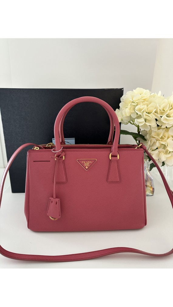 Prada Saffiano Shoulder Bag m/kortholder