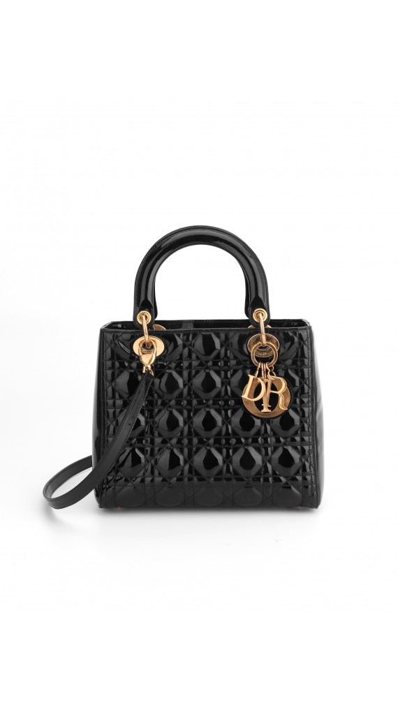 Lady Dior Patent Bag Size Medium