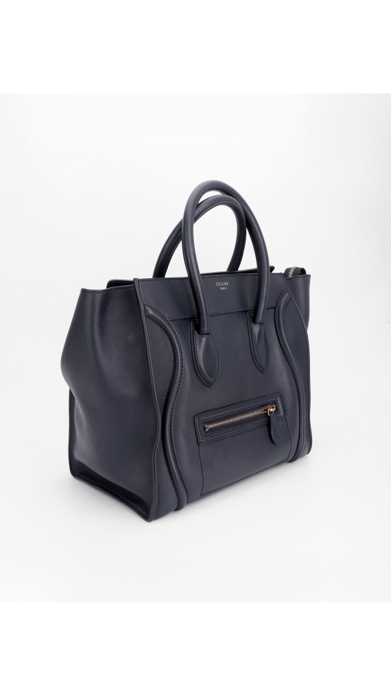 Celine Luggage Size Mini Mørkeblå