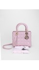 Lady Dior Metallic Pink Bag Size Medium