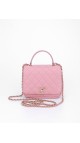 Chanel Mini Square Flap with Top Handle Bag