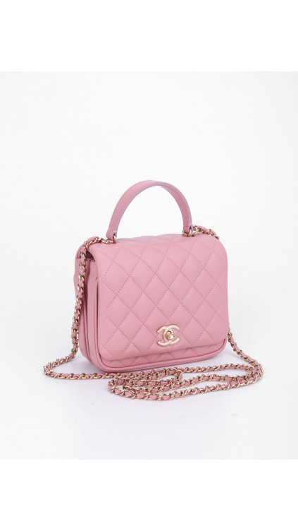 Chanel Mini Square Flap with Top Handle Bag