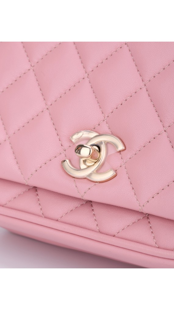 Chanel Mini Square Flap with Top Handle Bag