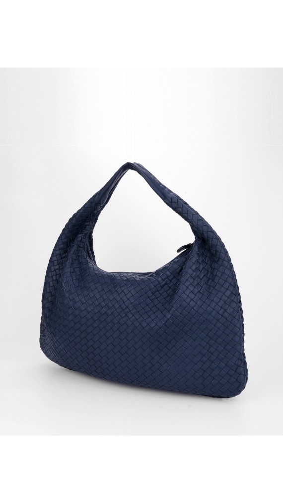 Bottega Veneta Hobo Large Bag Mørkeblå