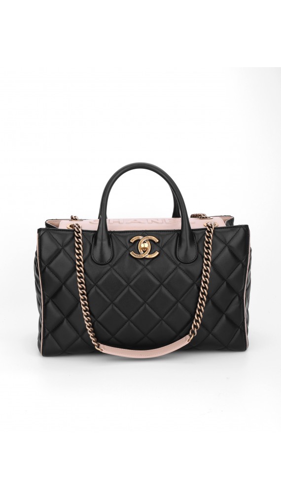 Chanel Portobello Tote Black & Beige