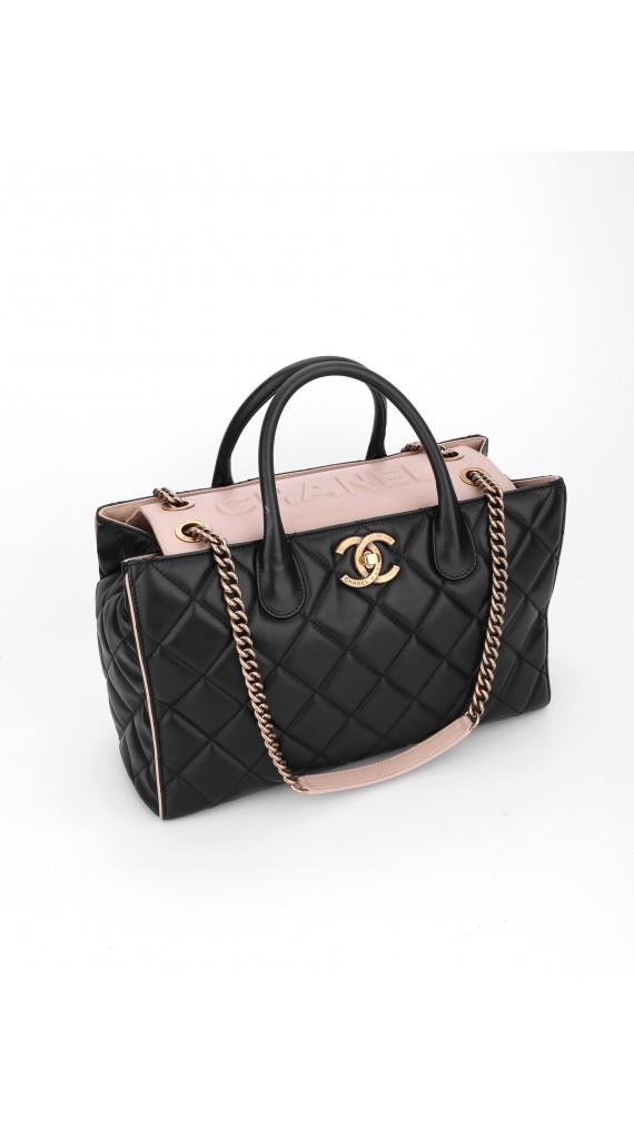 Chanel Portobello Tote Black & Beige