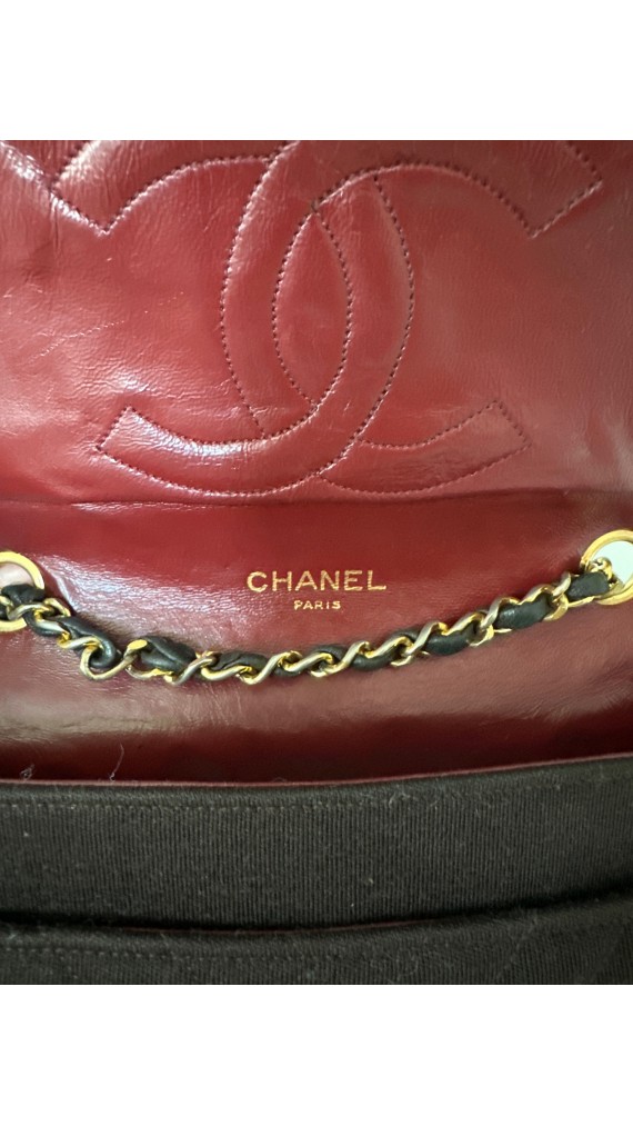 Chanel Chevron Single Flap Shoulder Bag