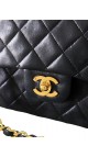 Chanel Vintage Classic Double Flap Size Medium(hardware belagt med 24k gull)