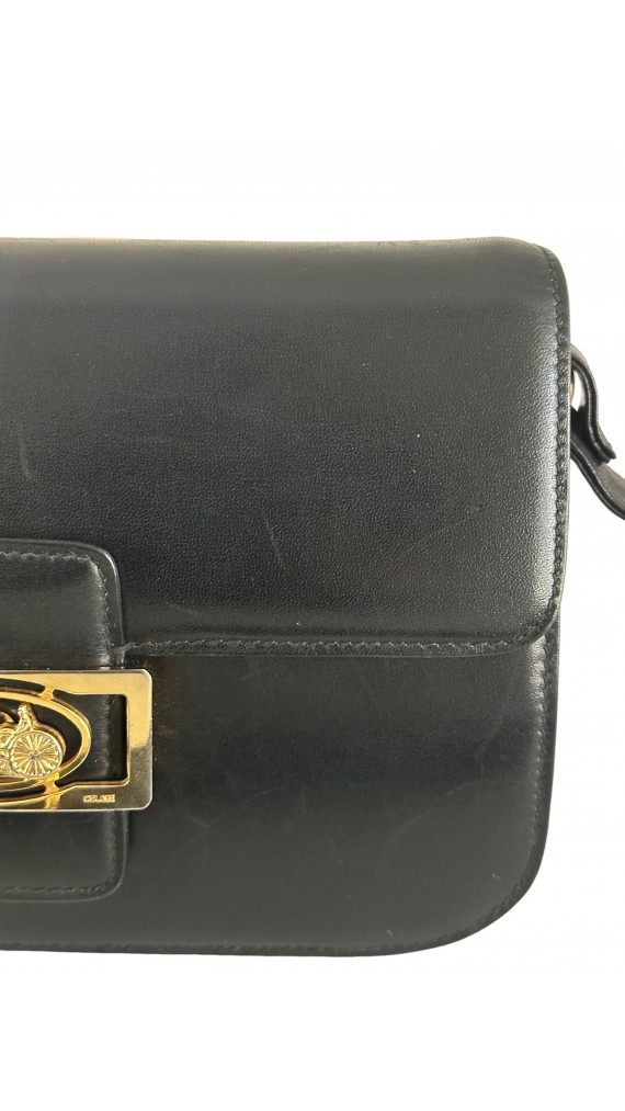 Vintage Celine Box Shoulder Bag