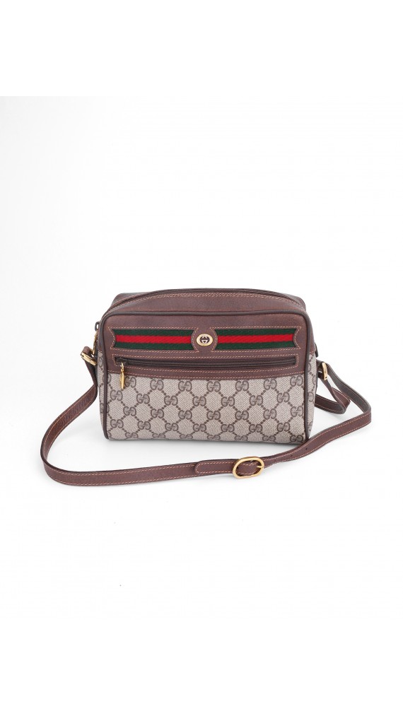 Vintage Gucci Monogram Shoulder Bag