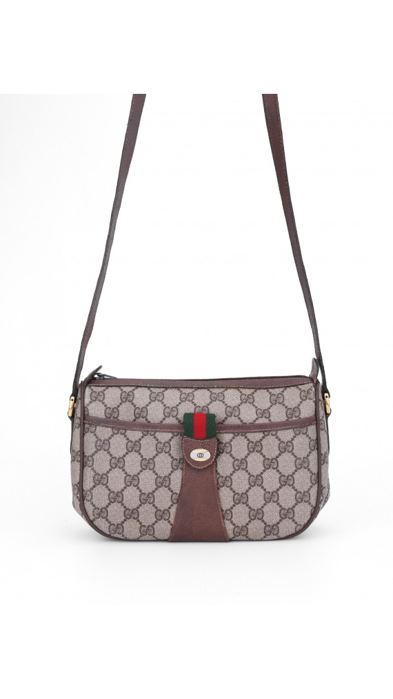 Vintage Gucci Monogram Shoulder Bag