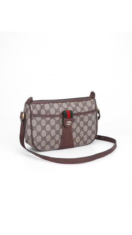 Vintage Gucci Monogram Shoulder Bag