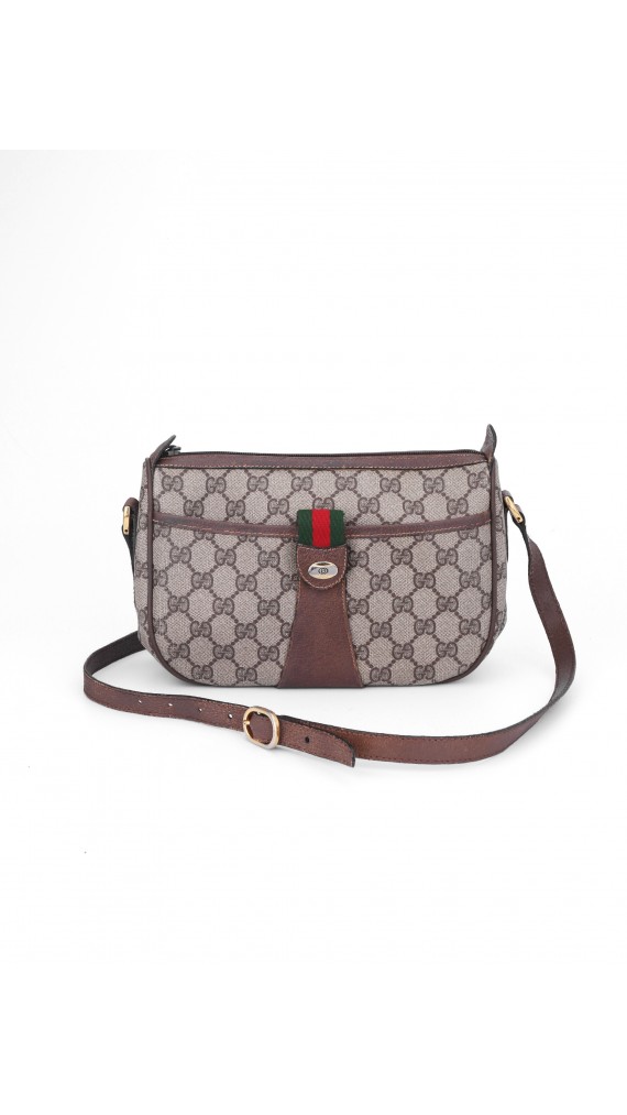 Vintage Gucci Monogram Shoulder Bag