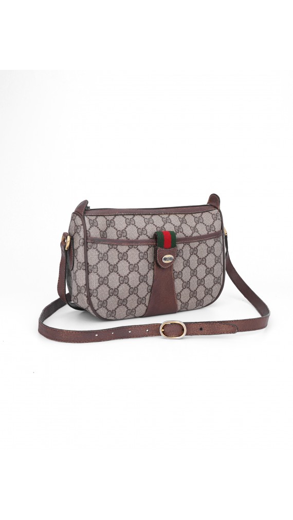 Vintage Gucci Monogram Shoulder Bag